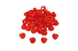 DANMAR - TRW50R SLEEVED WASHERS RED 50 STUKS